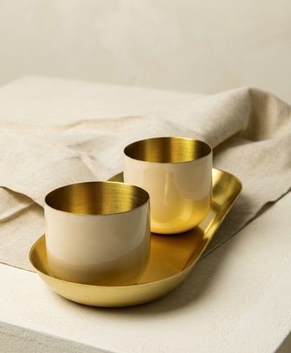 Mini Tray with Two cups